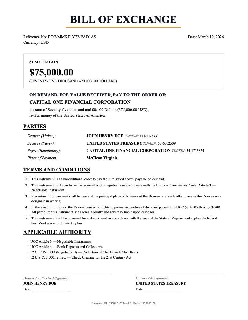 Bill of Exchange AI - LIFETIME Member